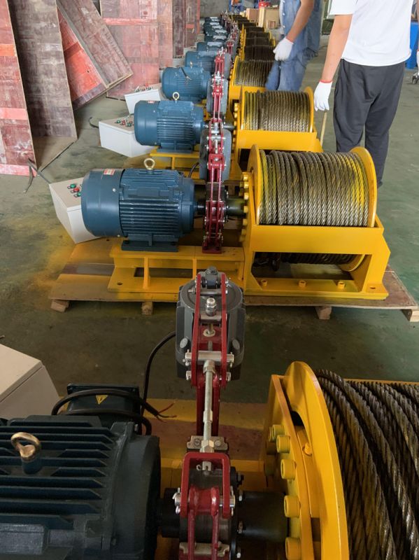 无锡配套卷扬机用现场调试